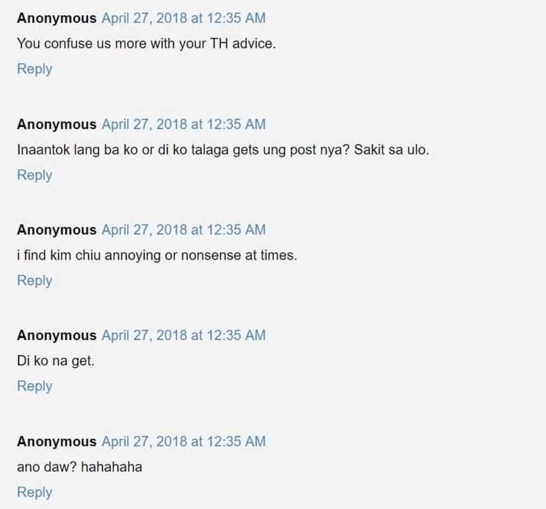 Sana nag-tagalog na lang daw! Kim Chiu gets bashed for her 'confusing' tweet Sana nag-tagalog na lang daw! Kim Chiu gets bashed for her 'confusing' tweet