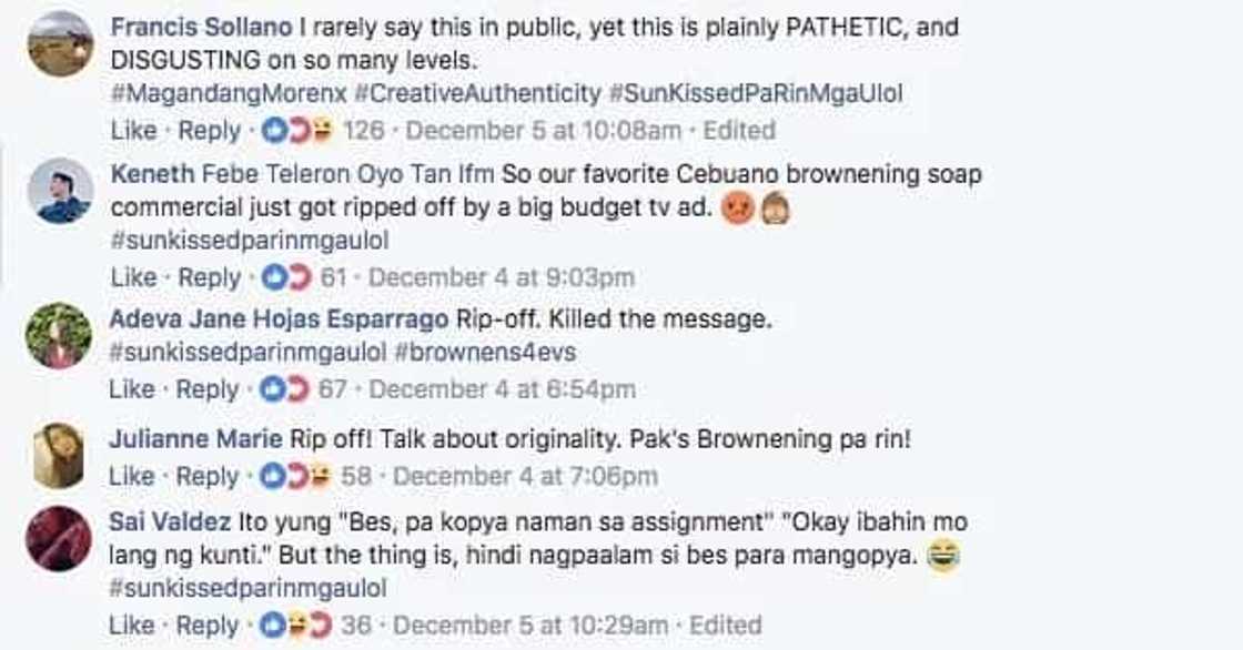 Gaya-gaya? Netizens slam whitening product for allegedly copying a parody ad for a "brownening soap"