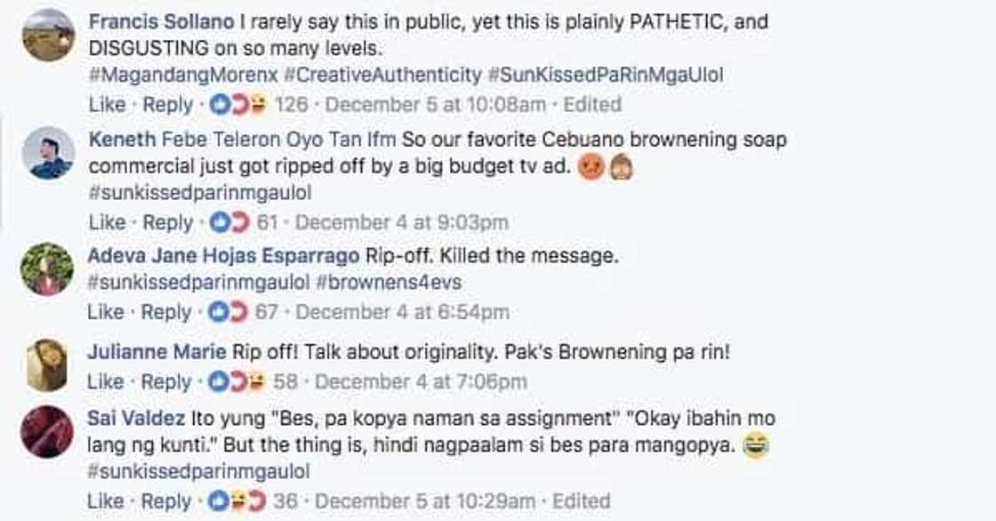 Gaya-gaya? Netizens slam whitening product for allegedly copying a parody ad for a "brownening soap" Gaya-gaya? Netizens slam whitening product for allegedly copying a parody ad for a "brownening soap"