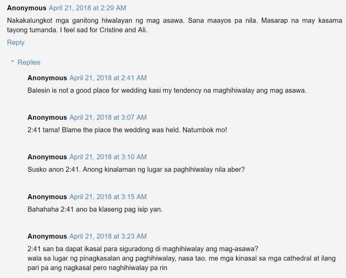Naghiwalay na raw? Cristine Reyes and Ali Khatibi have allegedly separated Naghiwalay na raw? Cristine Reyes and Ali Khatibi have allegedly separated