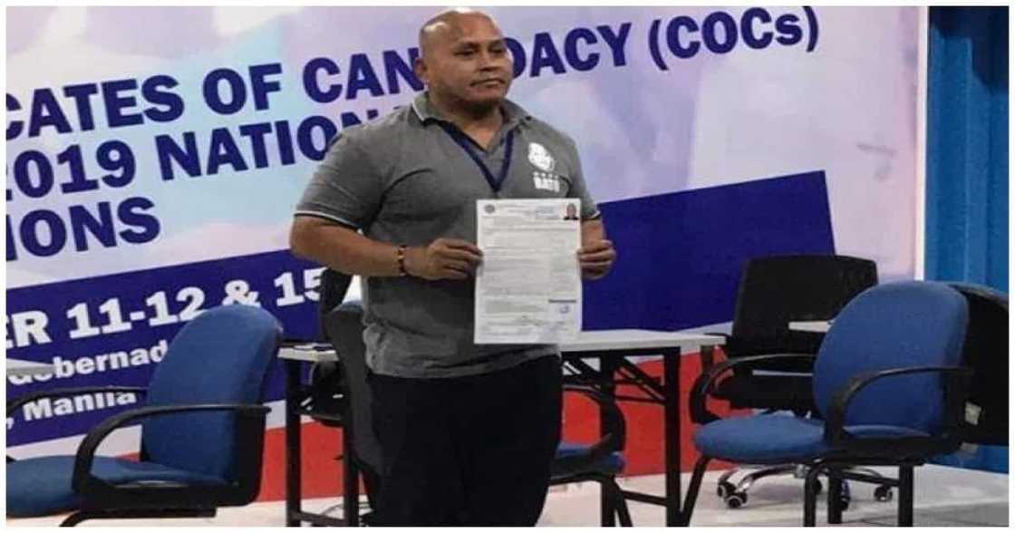 'Itaga mo sa Bato', campaign slogan of Bato Dela Rosa; Files COC for Senator 'Itaga mo sa Bato', campaign slogan of Bato Dela Rosa; Files COC for Senator