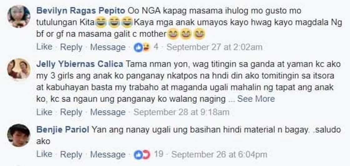 Netizens' reactions via KAMI fb