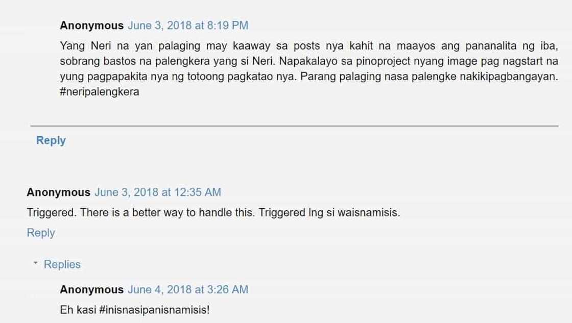 Laging inis si misis! Neri Miranda lashes out at a netizen's comment on 'delayed speech' of Baby Miggy