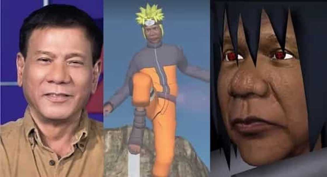Netizen replaces Naruto's face with President Duterte in animation video Netizen replaces Naruto's face with President Duterte in animation video