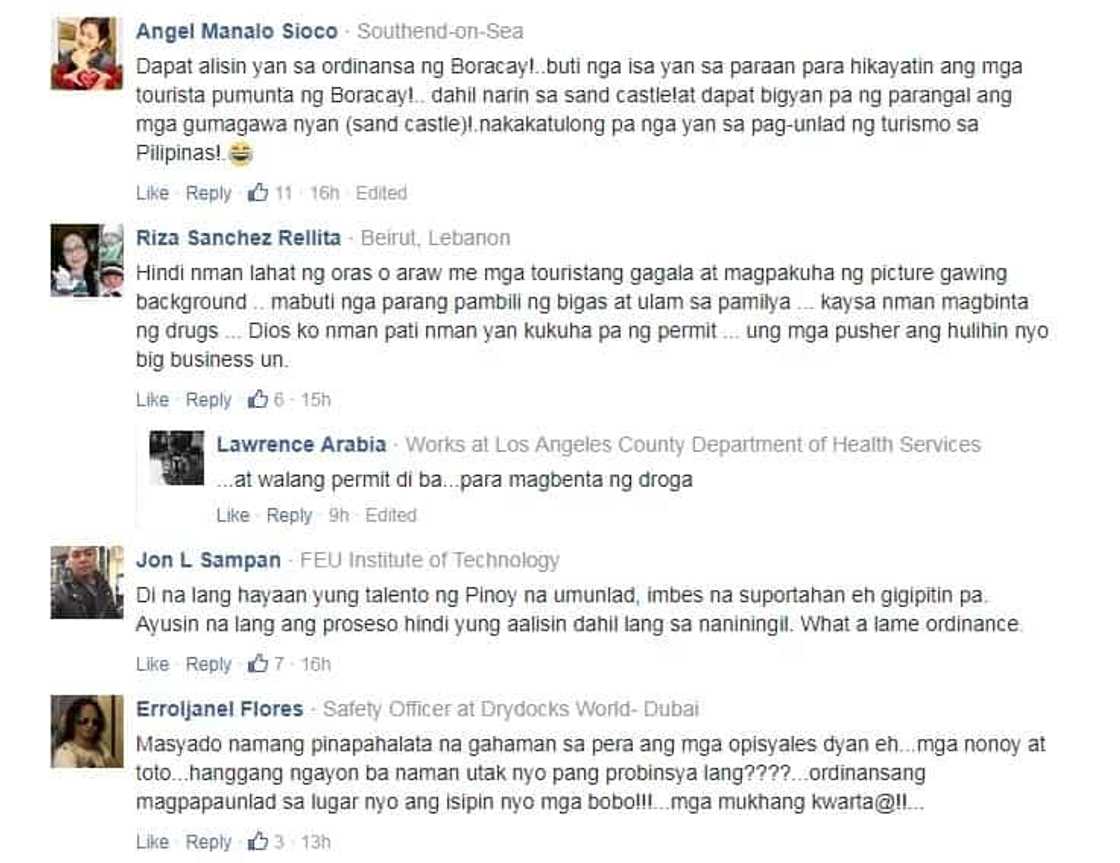 Sinira lang ang pinagpaguran! Netizens slam PNP officers for destroying 'illegal' sandcastles in Boracay