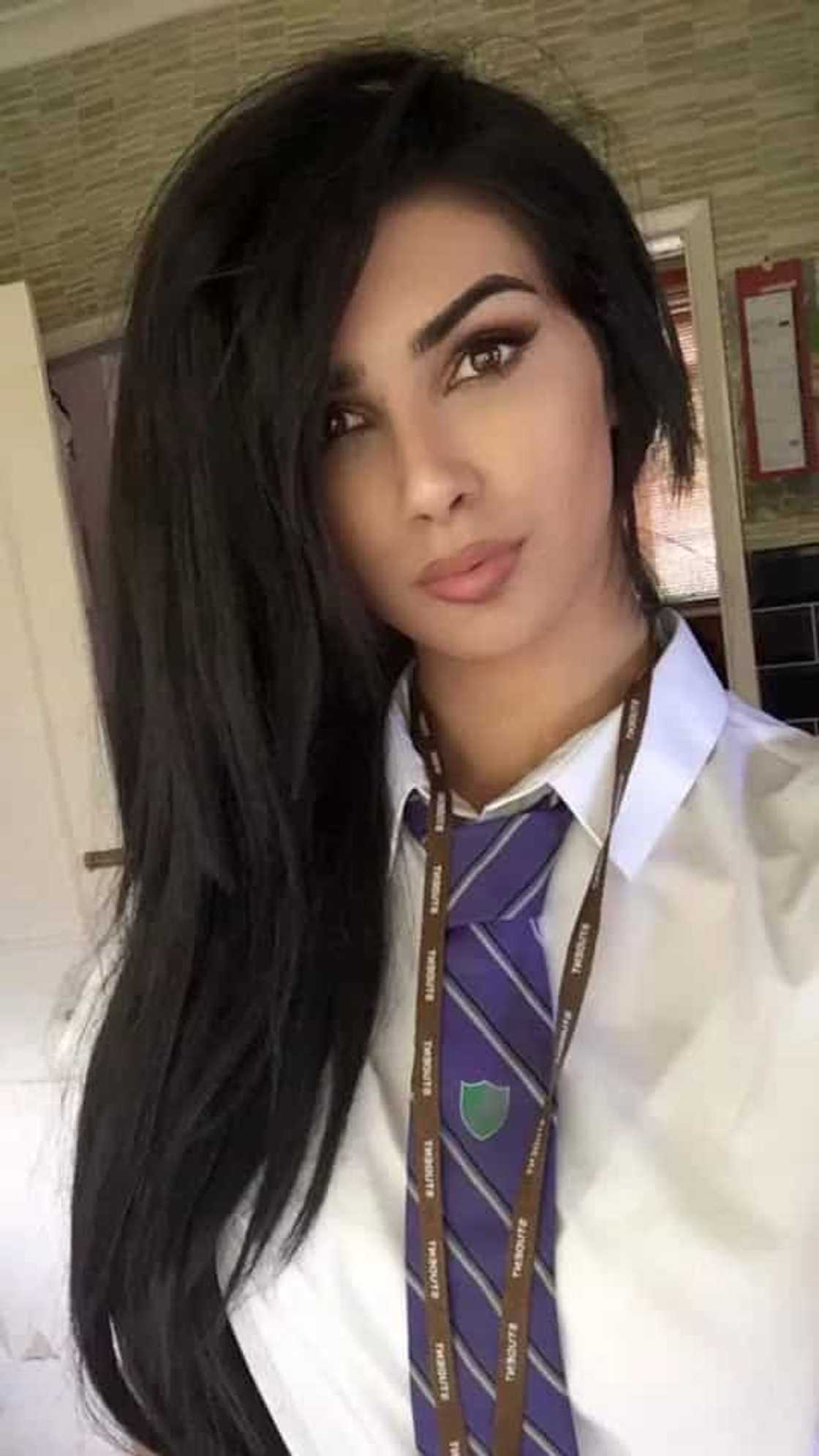 Transgender teen came to school as Kim Kardashian's copy Transgender teen came to school as Kim Kardashian's copy
