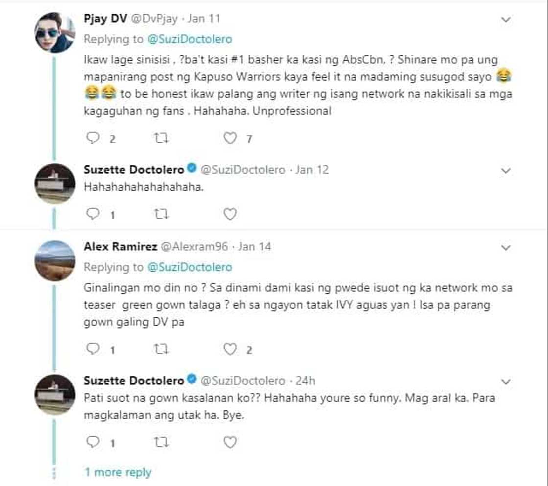 Ginaya daw kasi sa 'Wildflower' ng ABS-CBN! GMA Writer Suzette Doctolero gets bashed after her controversial tweet about 'Contessa' Ginaya daw kasi sa 'Wildflower' ng ABS-CBN! GMA Writer Suzette Doctolero gets bashed after her controversial tweet about 'Contessa'