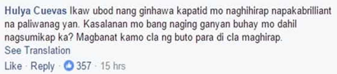 comment from Facebook comment from Facebook