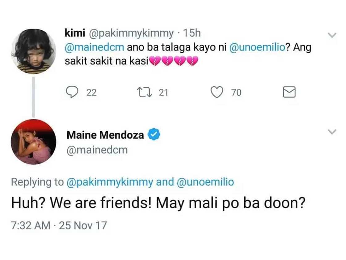 Maine Mendoza gives the real score on her relationship with Jake Ejercito