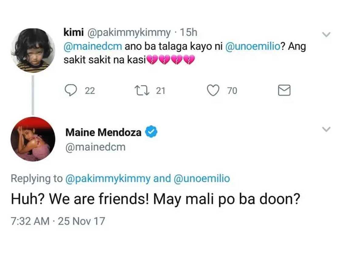 Maine Mendoza gives the real score on her relationship with Jake Ejercito Maine Mendoza gives the real score on her relationship with Jake Ejercito