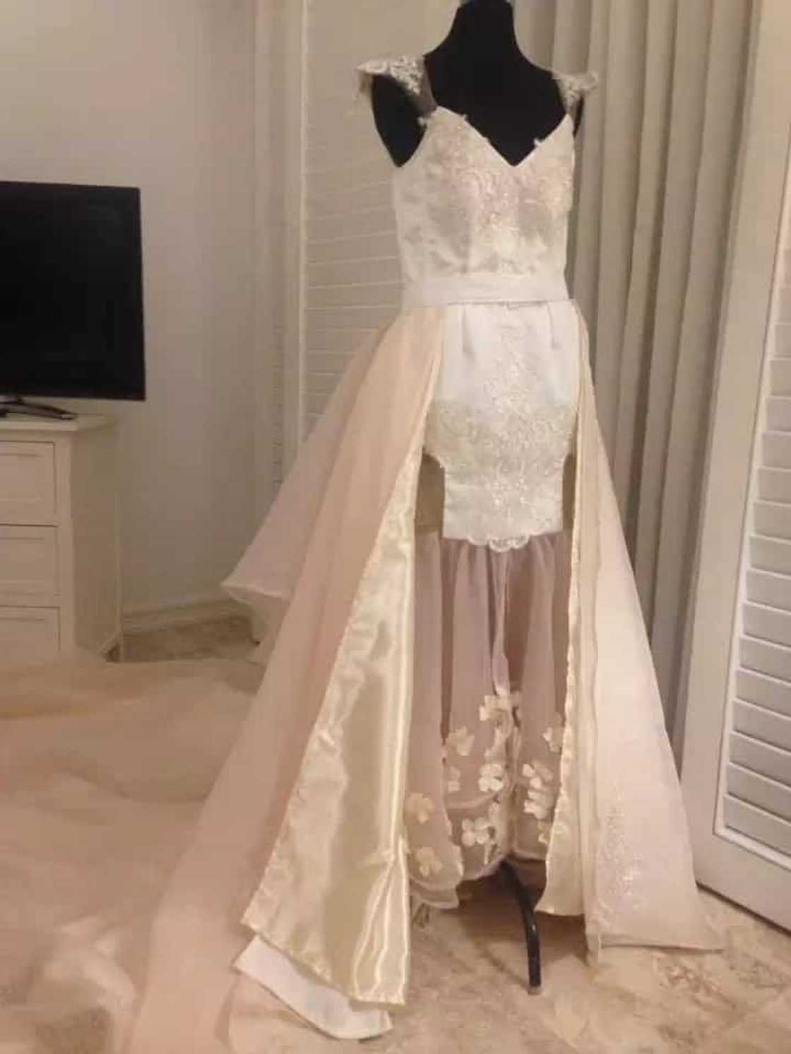 Nagsagutan na sila! Designer of the viral wedding gown airs her side of the story in the hopes of clearing her name Nagsagutan na sila! Designer of the viral wedding gown airs her side of the story in the hopes of clearing her name