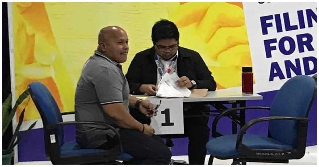 'Itaga mo sa Bato', campaign slogan of Bato Dela Rosa; Files COC for Senator 'Itaga mo sa Bato', campaign slogan of Bato Dela Rosa; Files COC for Senator