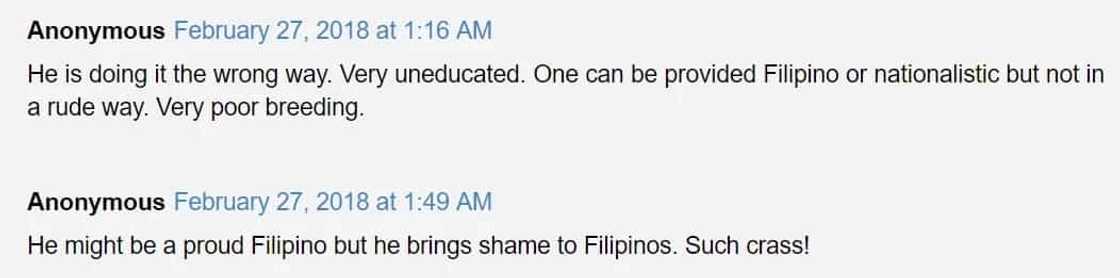 Nakakahiya raw ang ginawa! Netizens slam Robin Padilla for attacking a foreigner in Hong Kong Nakakahiya raw ang ginawa! Netizens slam Robin Padilla for attacking a foreigner in Hong Kong