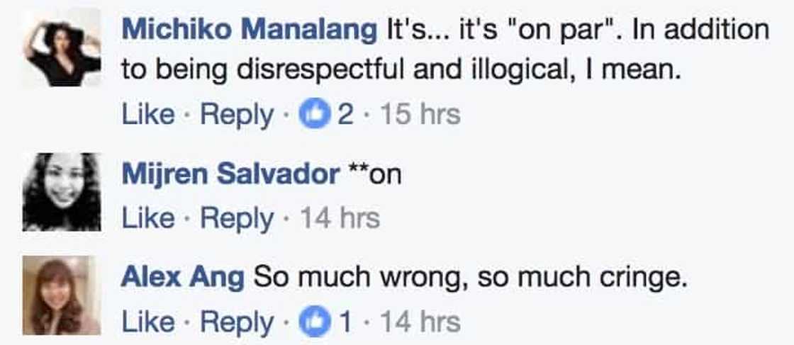 Netizens criticize a sign found on a school building about speaking in English Netizens criticize a sign found on a school building about speaking in English