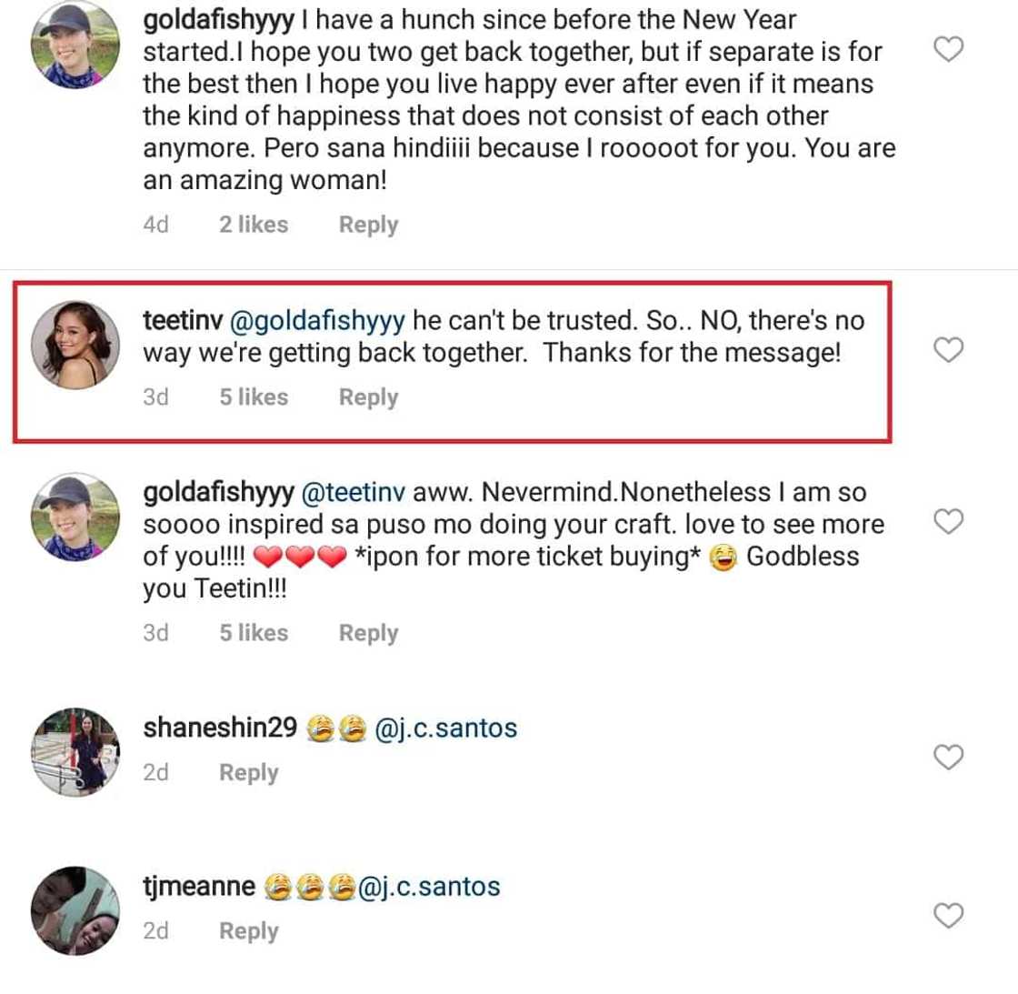 "He can't be trusted" JC Santos' girlfriend of four years accuses JC Santos of cheating in their relationship "He can't be trusted" JC Santos' girlfriend of four years accuses JC Santos of cheating in their relationship