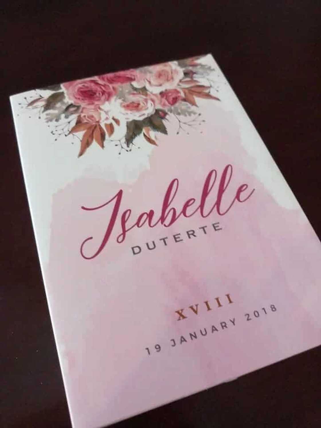 Isabelle Duterte's debut invitation is a symbol of luxury and opulence Isabelle Duterte's debut invitation is a symbol of luxury and opulence