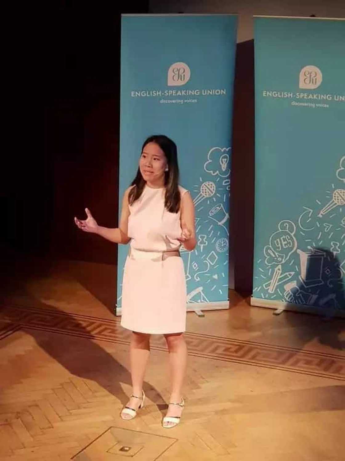 20-year-old Pinay wins world public speaking competition, besting reps from other countries 20-year-old Pinay wins world public speaking competition, besting reps from other countries