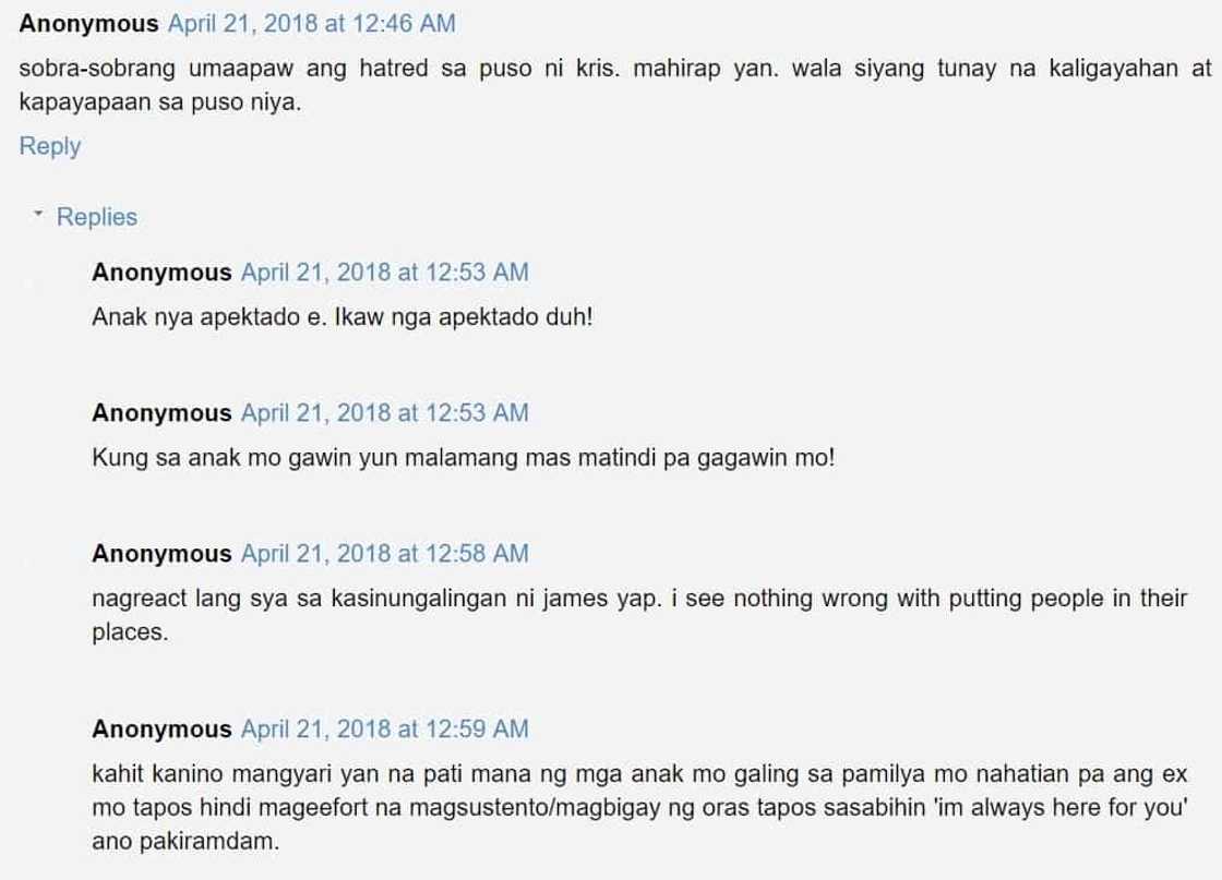 Kris Aquino reveals reason why she felt no animosity towards Philip Salvador amid her recent posts about James Yap Kris Aquino reveals reason why she felt no animosity towards Philip Salvador amid her recent posts about James Yap