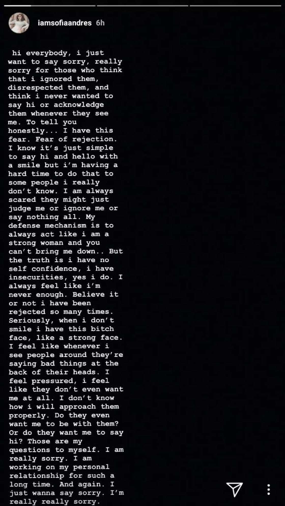 Inamin kaya niya? Sofia Andres finally speaks up about her alleged "attitude problem" Inamin kaya niya? Sofia Andres finally speaks up about her alleged "attitude problem"
