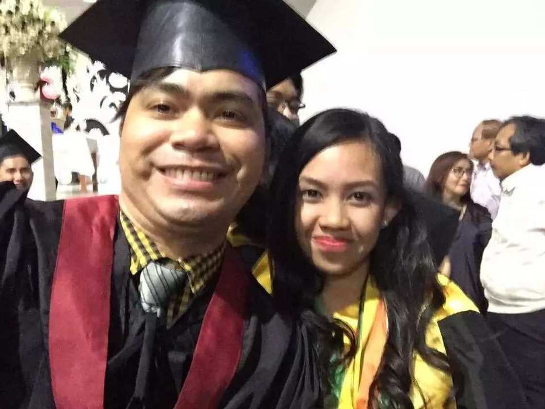 Security guard's daughter graduates cumlaude Security guard's daughter graduates cumlaude