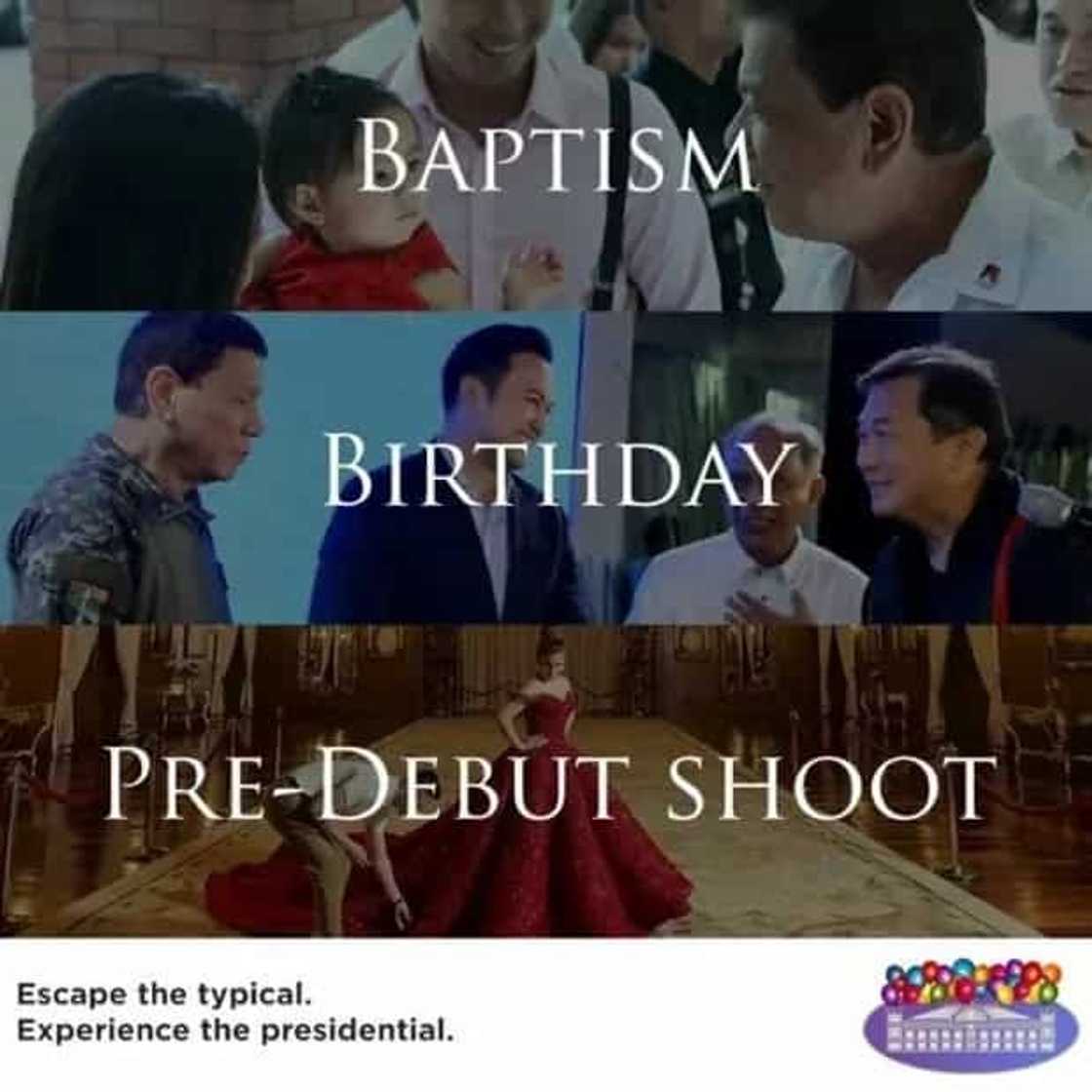 Parody social media page 'Malacañang Events & Catering Services' gives morning positive vibes Parody social media page 'Malacañang Events & Catering Services' gives morning positive vibes