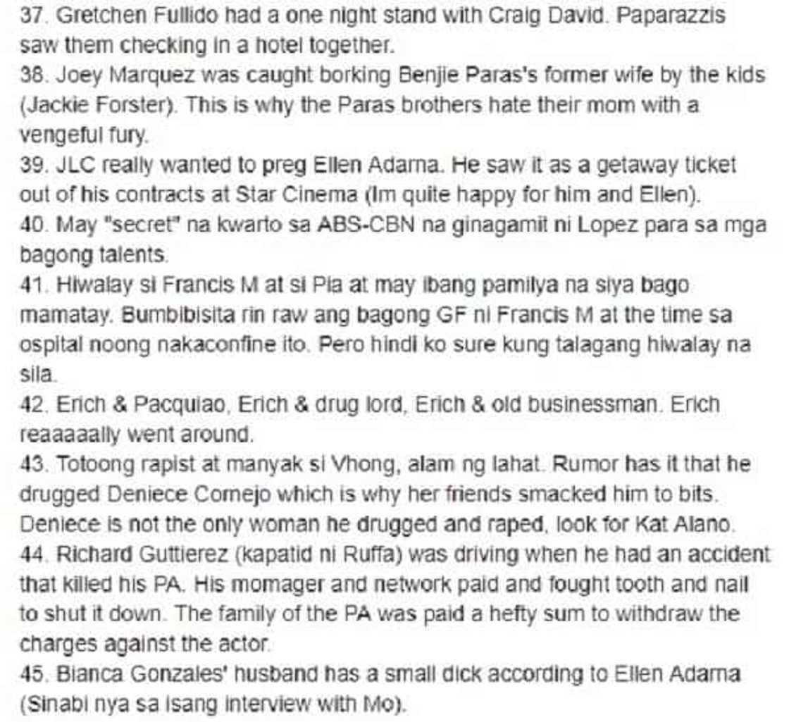 Totoo kaya o gawa-gawa lang? Facebook page exposed alleged deep secrets of Pinoy Celebrities Totoo kaya o gawa-gawa lang? Facebook page exposed alleged deep secrets of Pinoy Celebrities