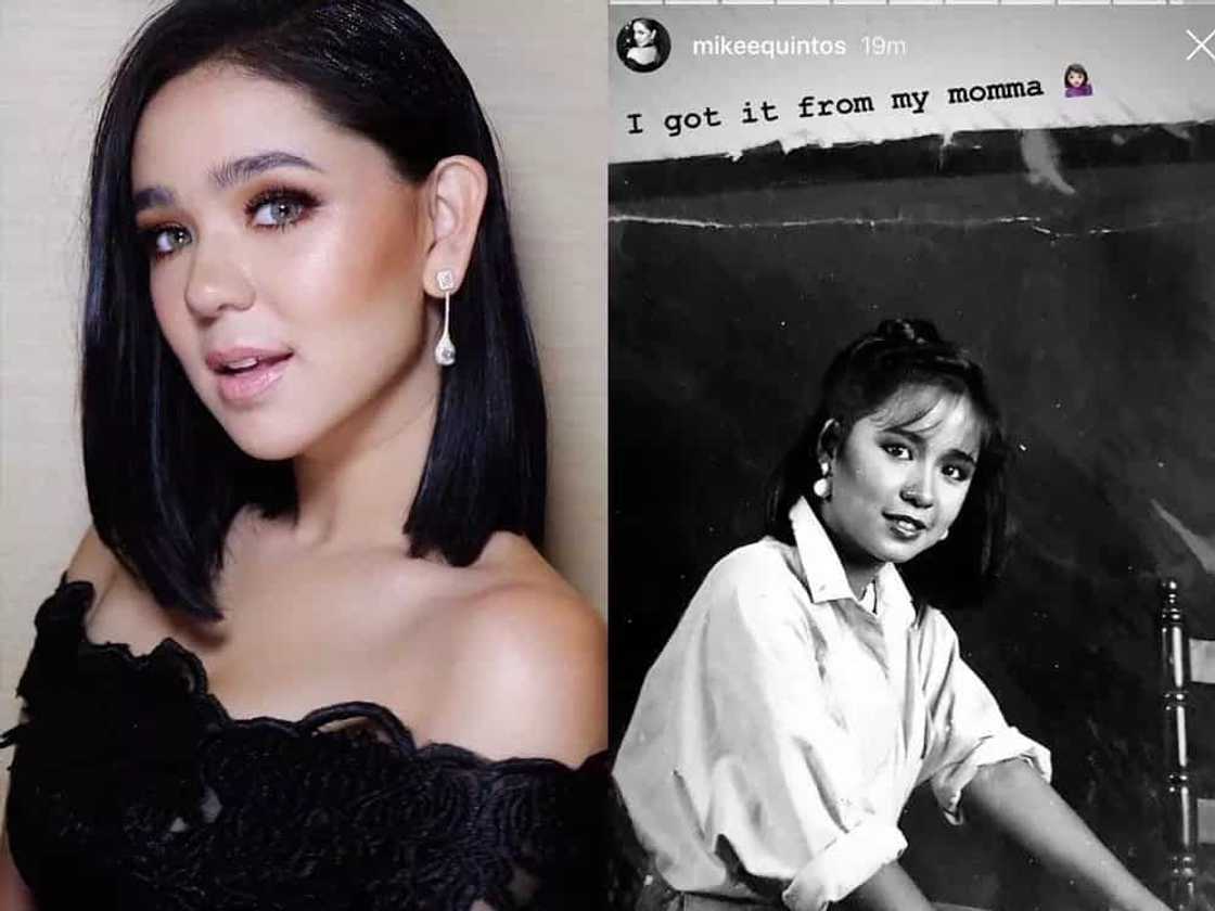 Pinagbiyak na bunga! Mikee Quintos at mommy niya magkamukha