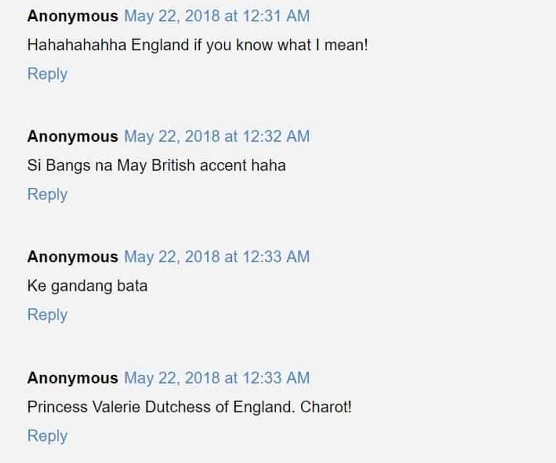 Feeling Duchess of England daw? Bangs Garcia gets bashed for her recent Instagram posts Feeling Duchess of England daw? Bangs Garcia gets bashed for her recent Instagram posts