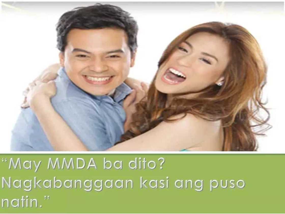 Funny but heartwarming pick-up lines from My Amnesia Girl. Top 10 cute "hugot" pickup lines!