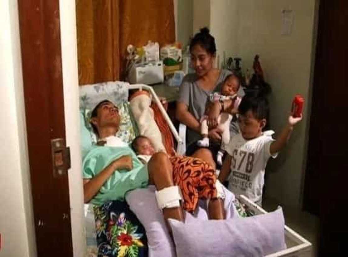 Filipino wife stands by husband in coma