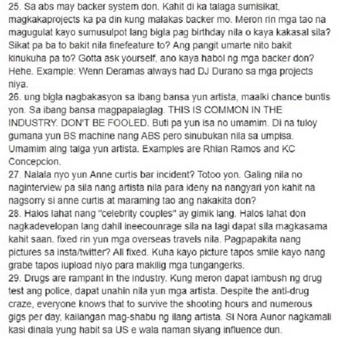 Totoo kaya o gawa-gawa lang? Facebook page exposed alleged deep secrets of Pinoy Celebrities Totoo kaya o gawa-gawa lang? Facebook page exposed alleged deep secrets of Pinoy Celebrities
