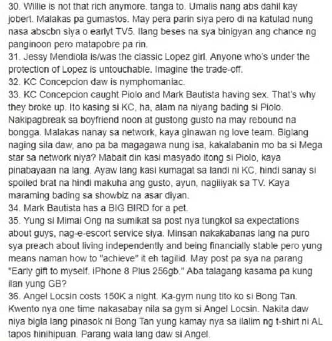 Totoo kaya o gawa-gawa lang? Facebook page exposed alleged deep secrets of Pinoy Celebrities Totoo kaya o gawa-gawa lang? Facebook page exposed alleged deep secrets of Pinoy Celebrities