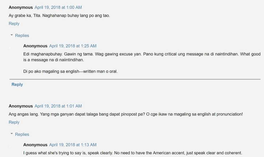 Mayabang daw siya? Lea Salonga's reminder to call center agents to speak clearly elicits mixed reactions Mayabang daw siya? Lea Salonga's reminder to call center agents to speak clearly elicits mixed reactions