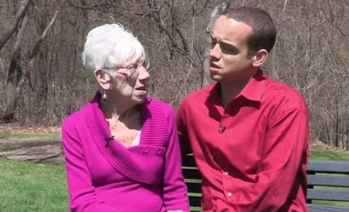 31-year old guy dates this 91-year old woman