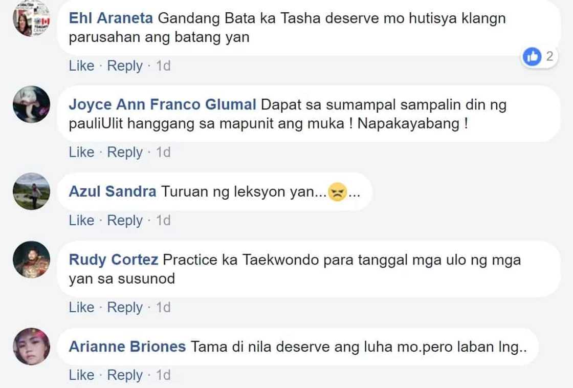 Napakabait at napakatatag na bata! Tasha Zuñiga gives message for the students who bullied her Napakabait at napakatatag na bata! Tasha Zuñiga gives message for the students who bullied her