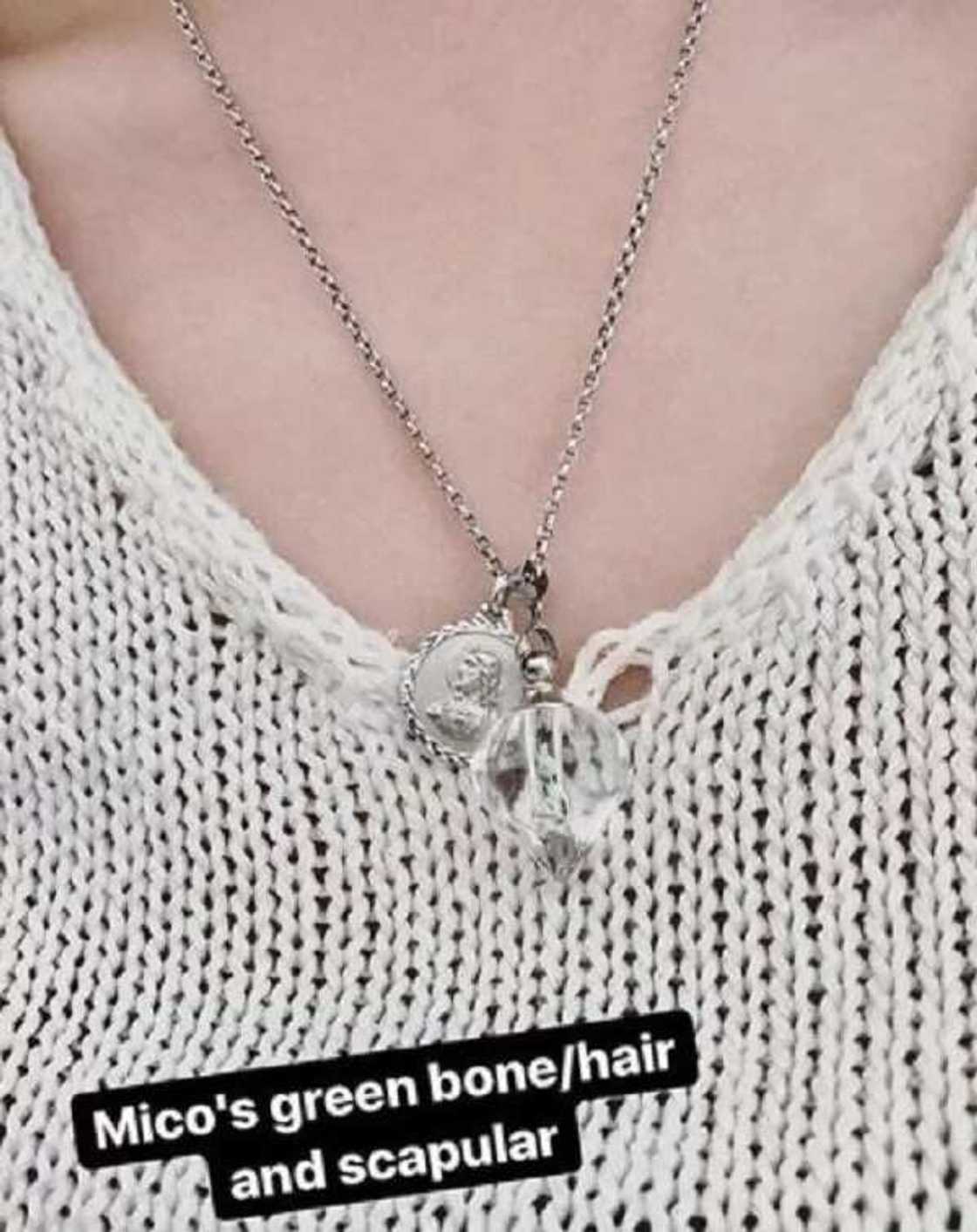 Iba ang pagmamahal! Janica Nam Floresca wears custom necklace with Franco’s bone fragments and hair Iba ang pagmamahal! Janica Nam Floresca wears custom necklace with Franco’s bone fragments and hair