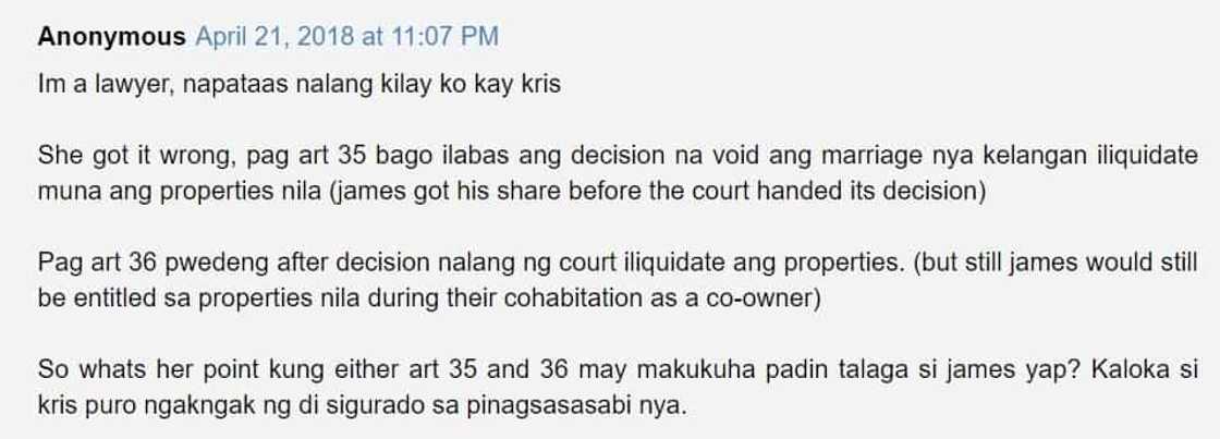 Kris Aquino reveals reason why she felt no animosity towards Philip Salvador amid her recent posts about James Yap Kris Aquino reveals reason why she felt no animosity towards Philip Salvador amid her recent posts about James Yap