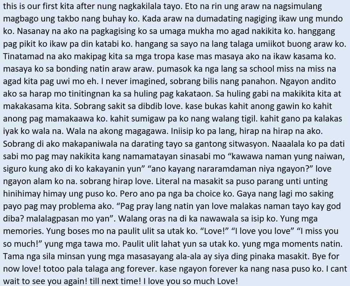 Sobrang nakakaiyak! Boyfriend's heartbreaking farewell letter to his girlfriend's untimely passing Sobrang nakakaiyak! Boyfriend's heartbreaking farewell letter to his girlfriend's untimely passing