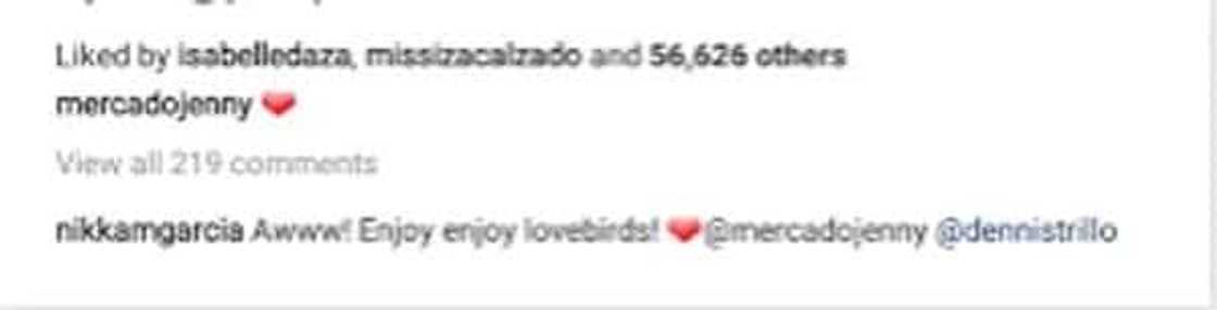 Nikka Garcia comments on sweet photo of Jennylyn and Dennis Nikka Garcia comments on sweet photo of Jennylyn and Dennis
