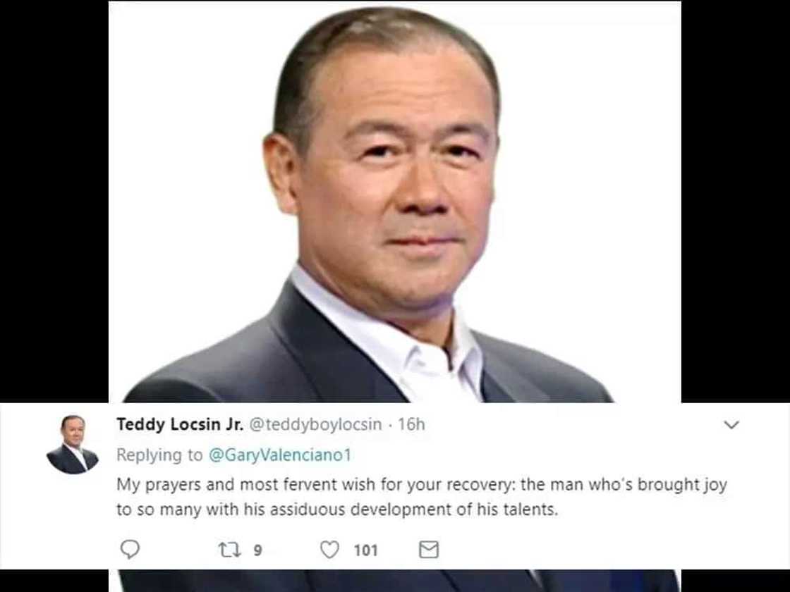 Maraming celebrities ang nag-react sa rebelasyon ni Gary Valenciano tungkol sa kanyang cancer Maraming celebrities ang nag-react sa rebelasyon ni Gary Valenciano tungkol sa kanyang cancer