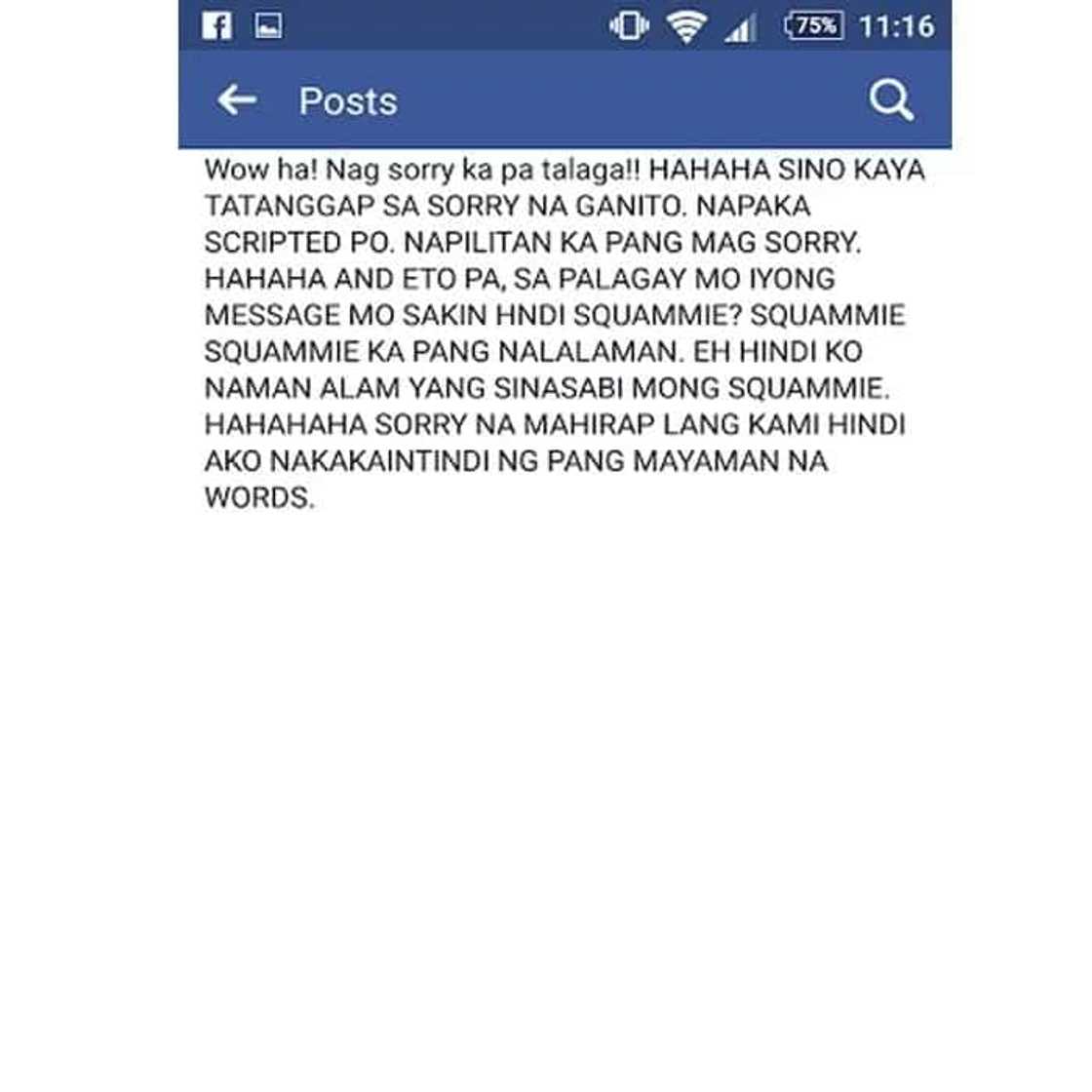 Just because of simple "friend request", this thing happened! Mga babae nga naman Just because of simple "friend request", this thing happened! Mga babae nga naman