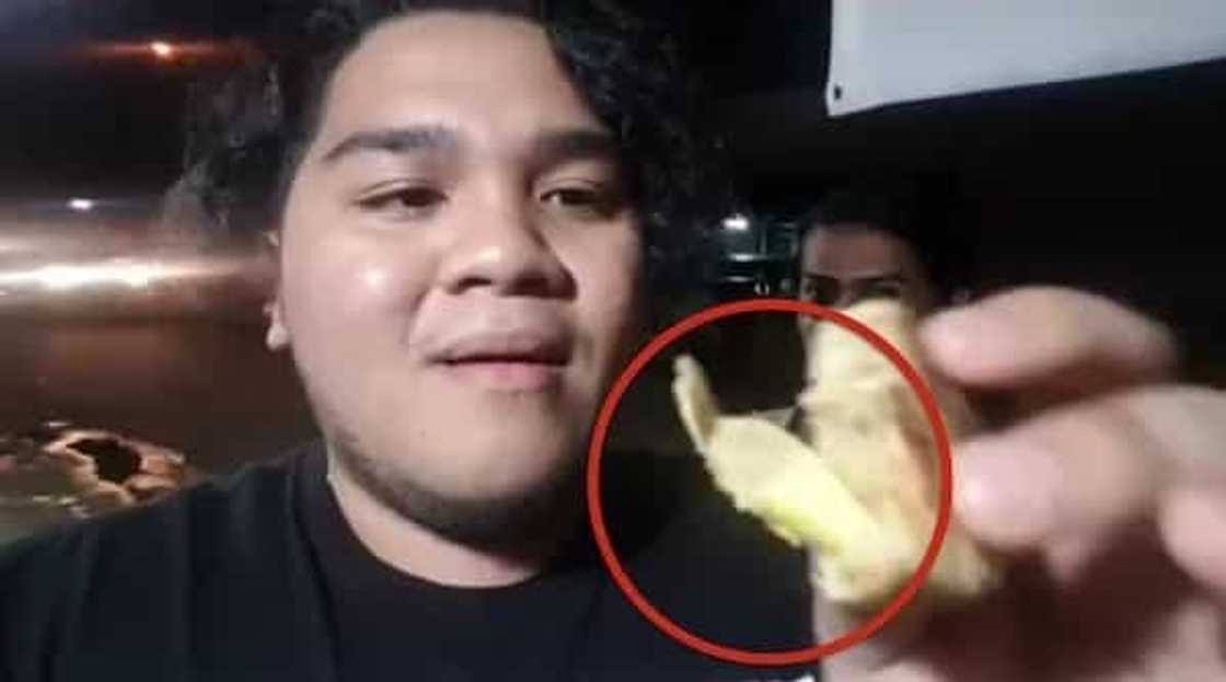 Viral Internet sensation discovers band-aid inside the hopia he's eating Viral Internet sensation discovers band-aid inside the hopia he's eating