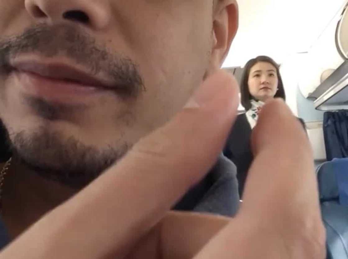 Netizen shares video of his flight attendant crush