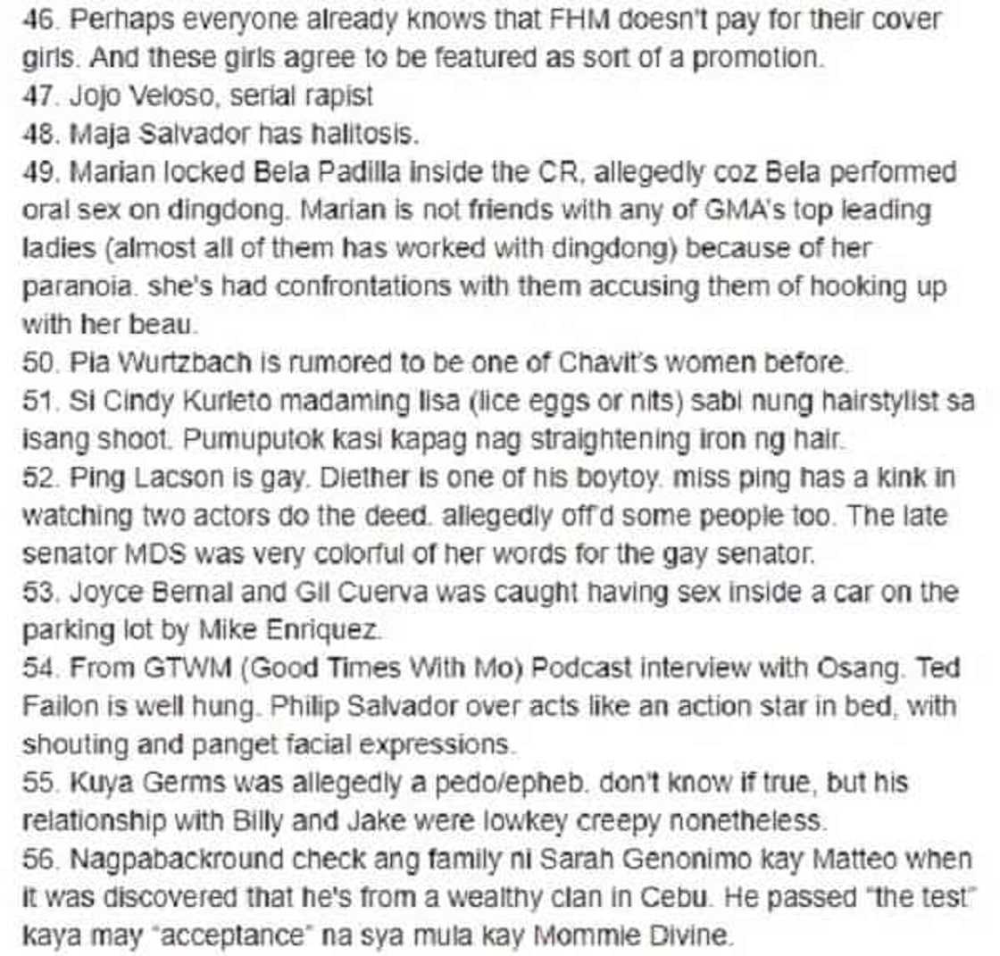 Totoo kaya o gawa-gawa lang? Facebook page exposed alleged deep secrets of Pinoy Celebrities Totoo kaya o gawa-gawa lang? Facebook page exposed alleged deep secrets of Pinoy Celebrities