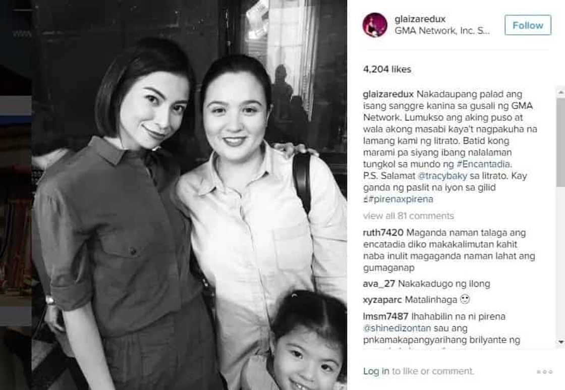 Glaiza de Castro meets the original Pirena of Encantadia