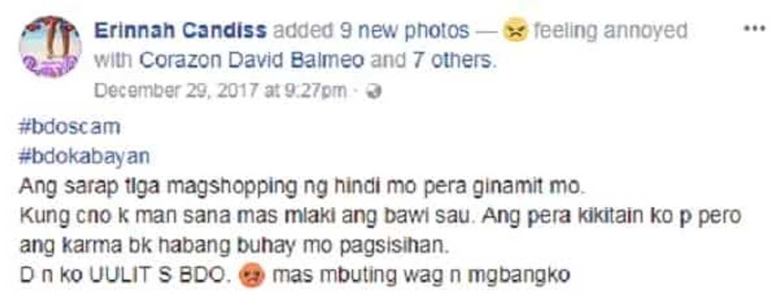 Sayang ang inipong pera! Netizens complain of losing money on their BDO savings account Sayang ang inipong pera! Netizens complain of losing money on their BDO savings account
