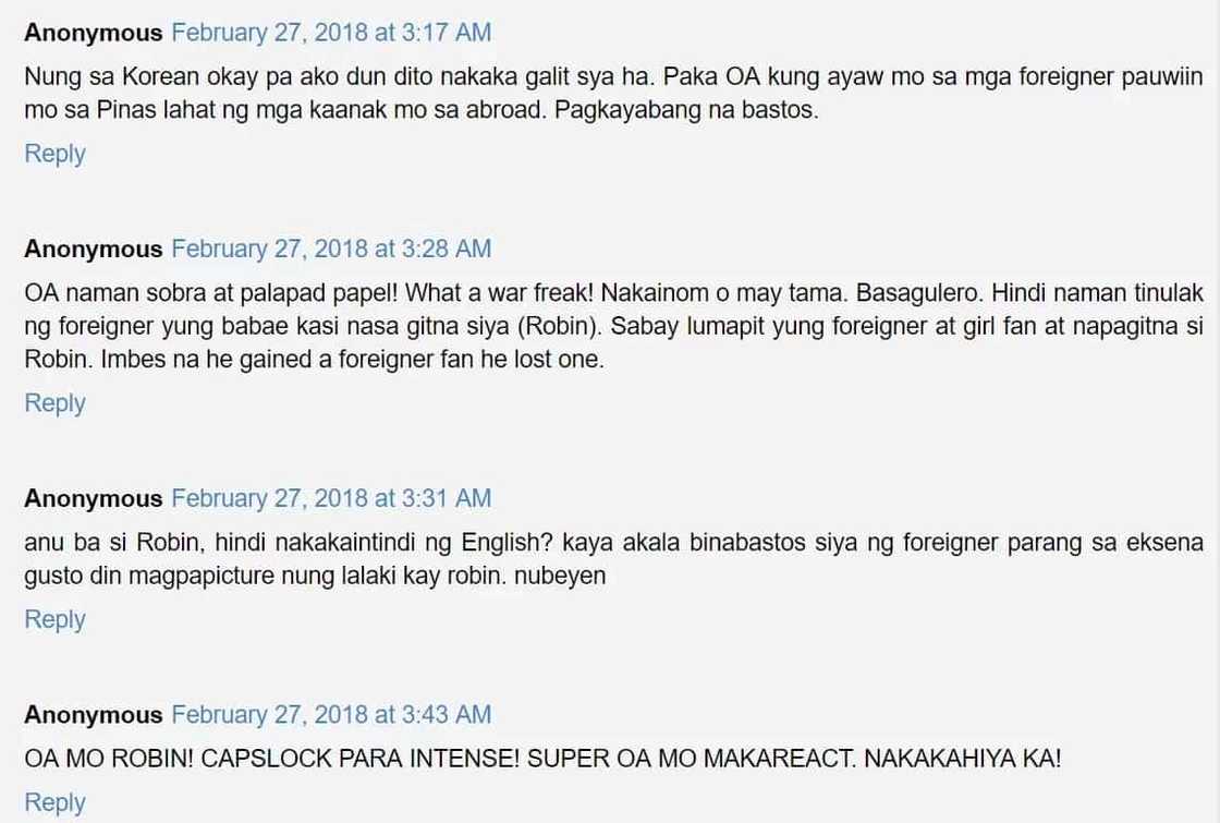 Nakakahiya raw ang ginawa! Netizens slam Robin Padilla for attacking a foreigner in Hong Kong Nakakahiya raw ang ginawa! Netizens slam Robin Padilla for attacking a foreigner in Hong Kong
