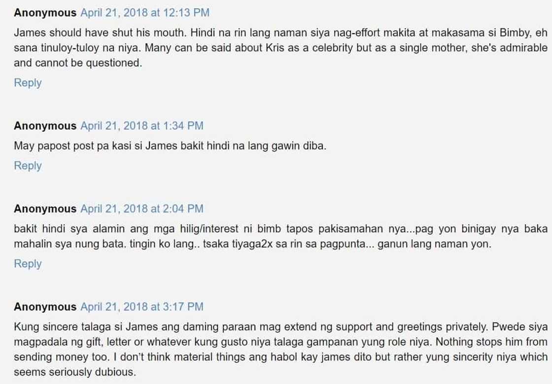 Kris Aquino reveals reason why she felt no animosity towards Philip Salvador amid her recent posts about James Yap Kris Aquino reveals reason why she felt no animosity towards Philip Salvador amid her recent posts about James Yap
