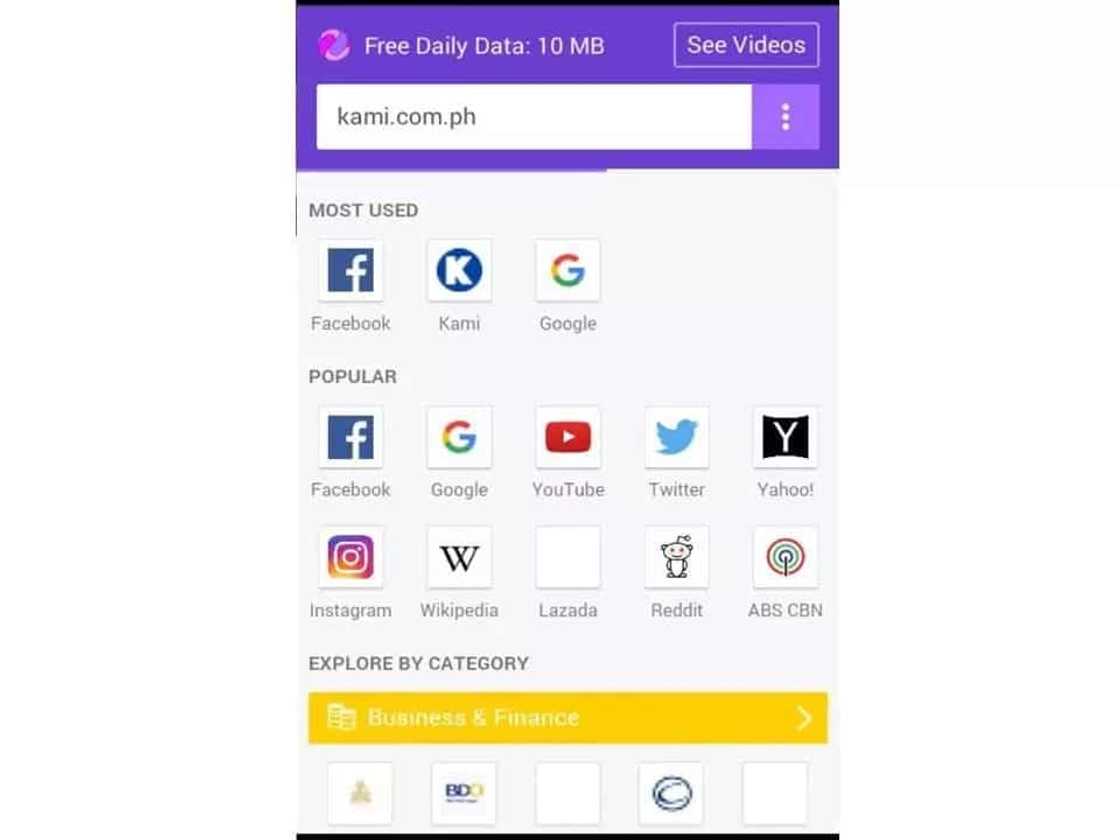 Screenshot of the app Screenshot of the app