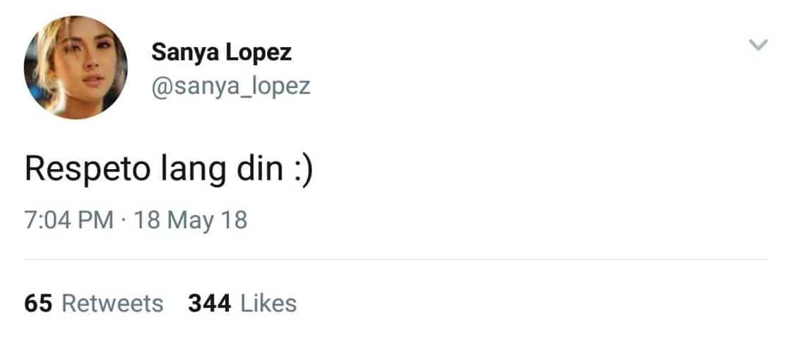 Sanya Lopez may tahas at maiksing tugon diumano sa pagka-unfollow ni Rocco Nacino sa kanya Sanya Lopez may tahas at maiksing tugon diumano sa pagka-unfollow ni Rocco Nacino sa kanya